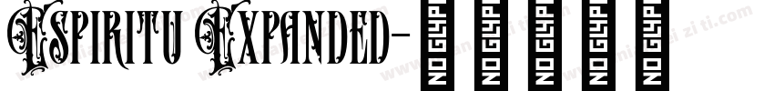 Espiritu Expanded字体转换